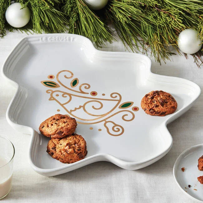 Le Creuset Noel Collection Partridge in a Pear Tree Platter - Marcel’s Culinary Experience