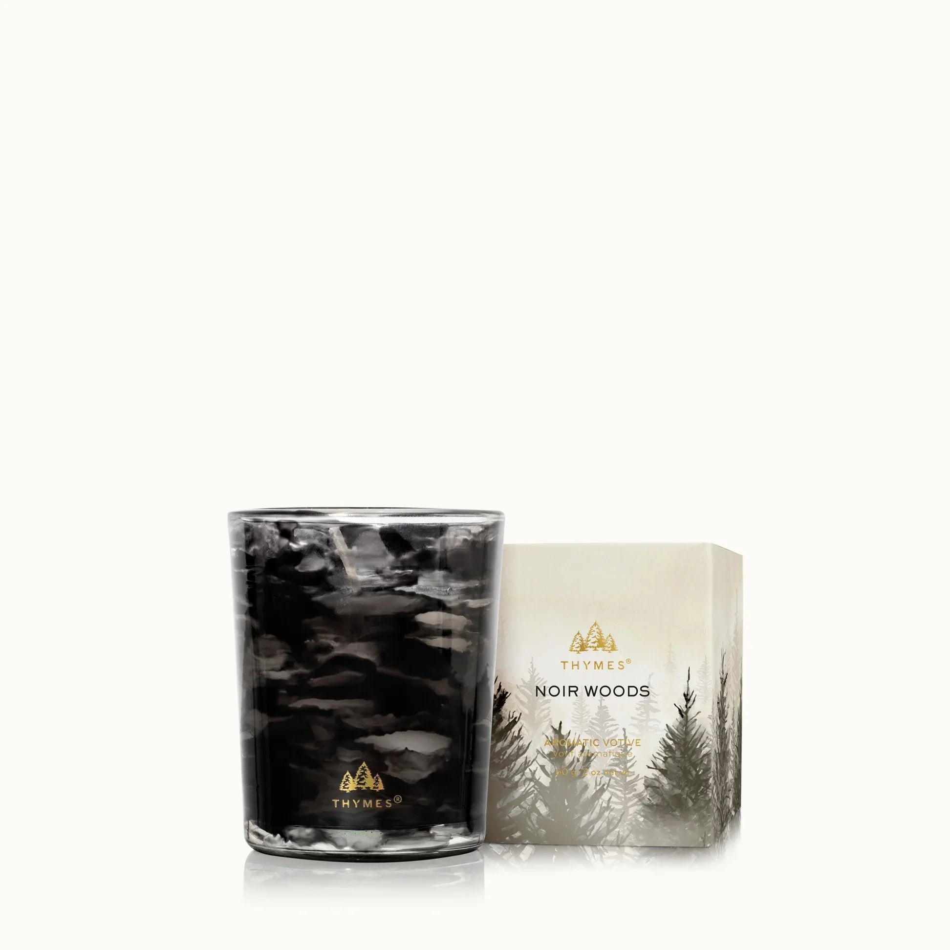 Thymes Noir Woods Votive Candle - Marcel’s Culinary Experience