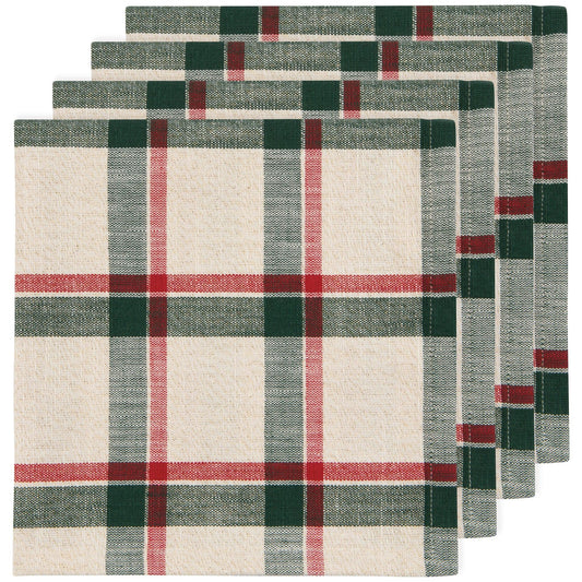 Noel Plaid Christmas Napkins Set of 4 - Marcel’s Culinary Experience