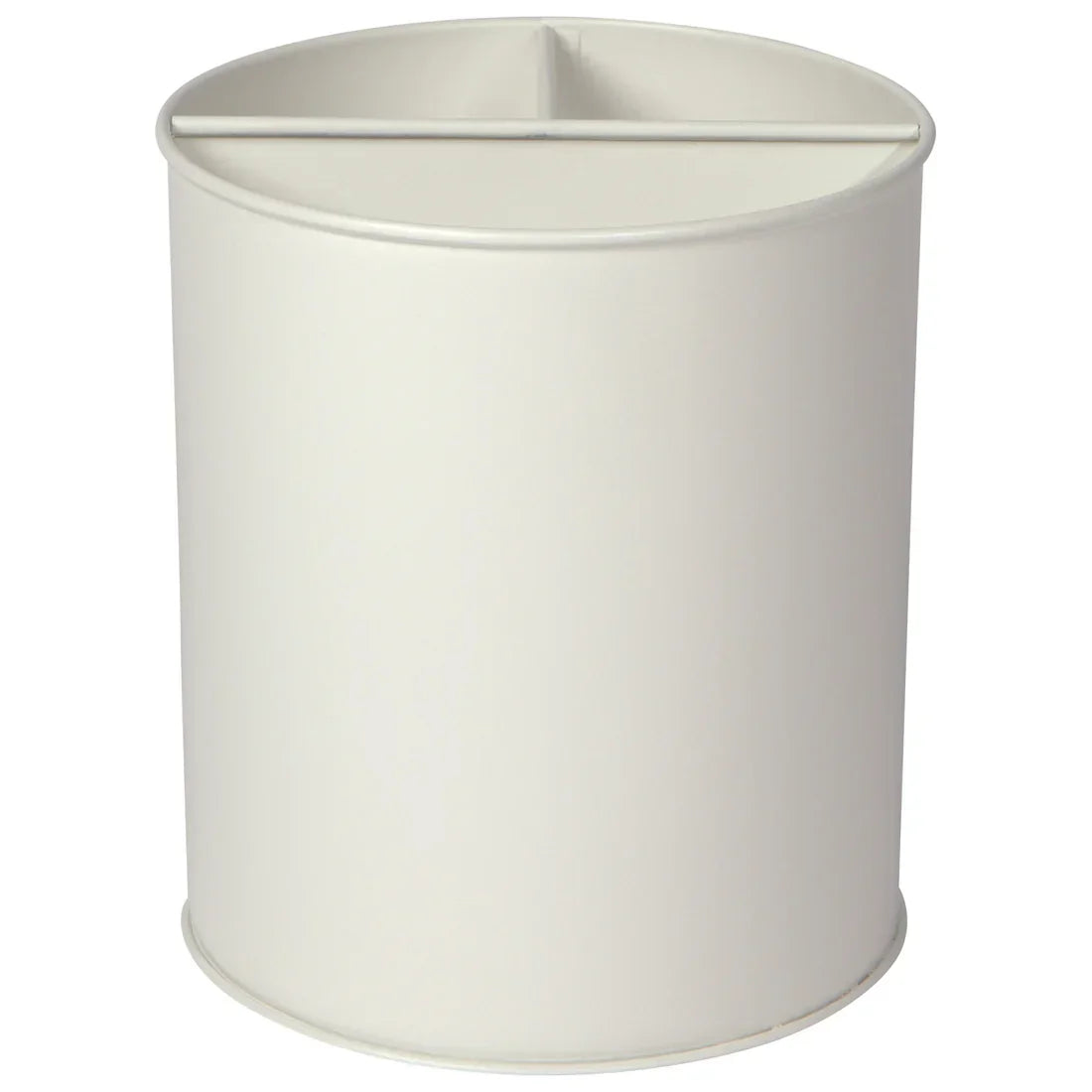 Matte White Utensil Crock - Marcel’s Culinary Experience