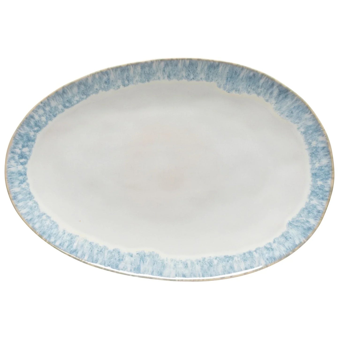 Brisa Oval Platter 16" - Ria Blue - Marcel’s Culinary Experience