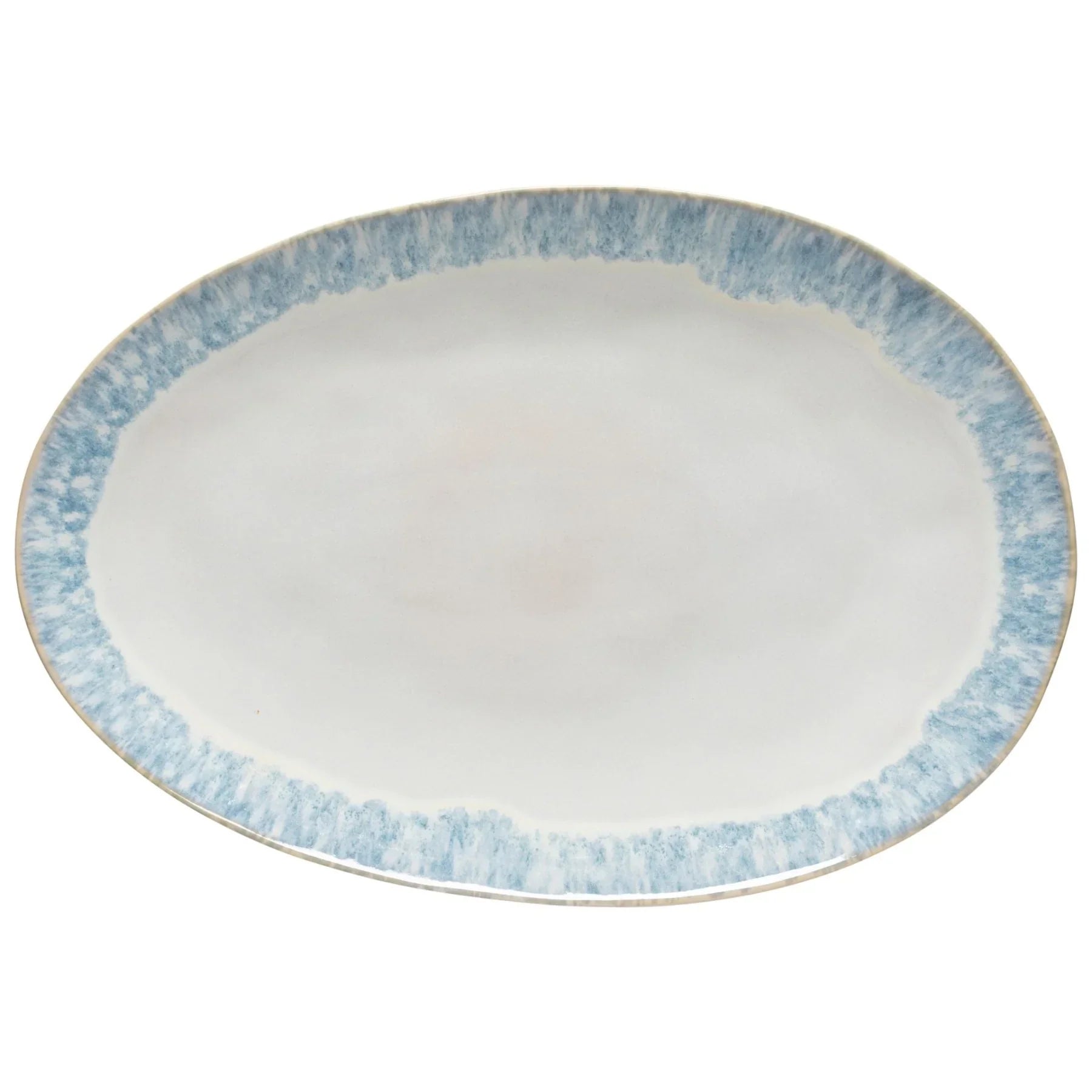 Brisa Oval Platter 16" - Ria Blue - Marcel’s Culinary Experience