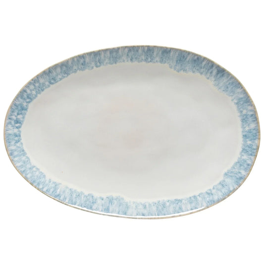 Brisa Oval Platter 16" - Ria Blue - Marcel’s Culinary Experience
