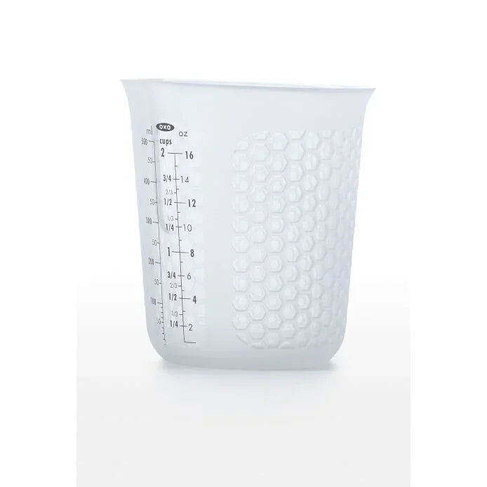 OXO 2 Cup Squeeze & Pour Silicone Measuring Cup - Marcel’s Culinary Experience