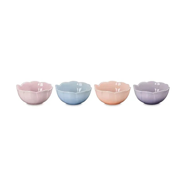 Le Creuset Petal Mini Bowls, Set of 4