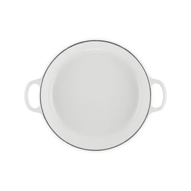 Le Creuset Signature Petal Braiser - White - Marcel’s Culinary Experience