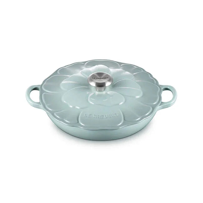 Le Creuset Signature Petal Braiser - Sea Salt - Marcel’s Culinary Experience