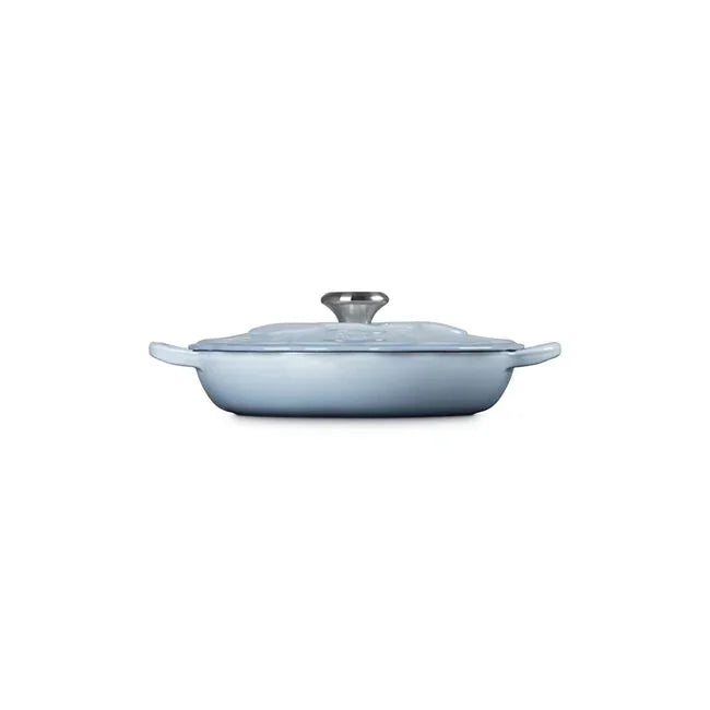 Le Creuset Signature Petal Braiser - Coastal Blue
