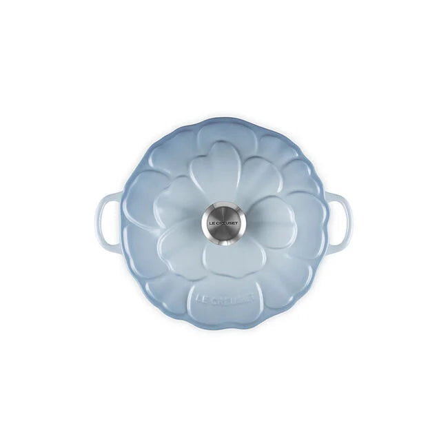 Le Creuset Signature Petal Braiser - Coastal Blue | Enameled Cast