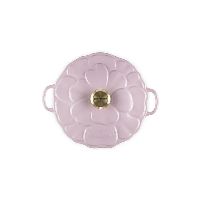 Le Creuset Signature Petal Braiser - Chiffon Pink | Enameled Cast
