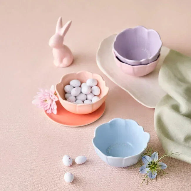 Le Creuset Petal Mini Bowls Set of 4 - Multicolor Stoneware