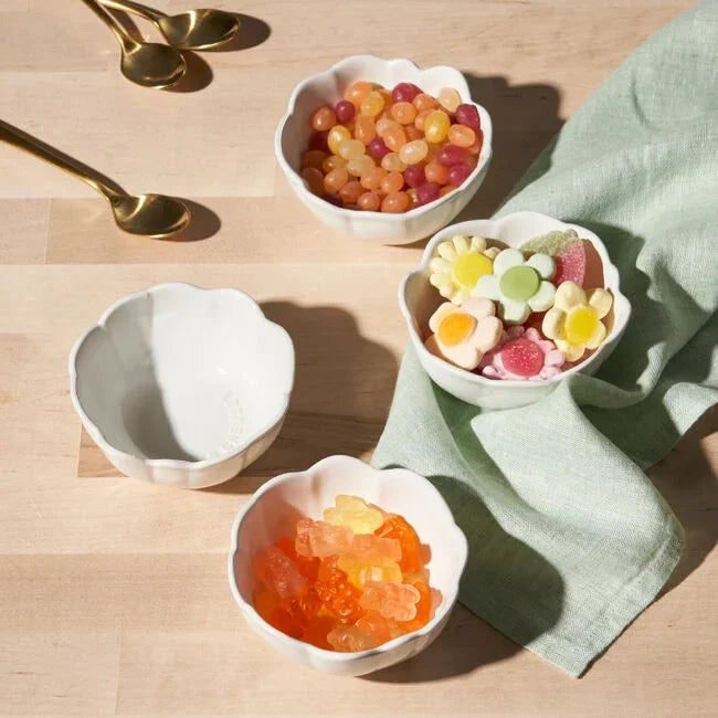 Le Creuset Petal Mini Bowls Set of 4 - Multicolor Stoneware