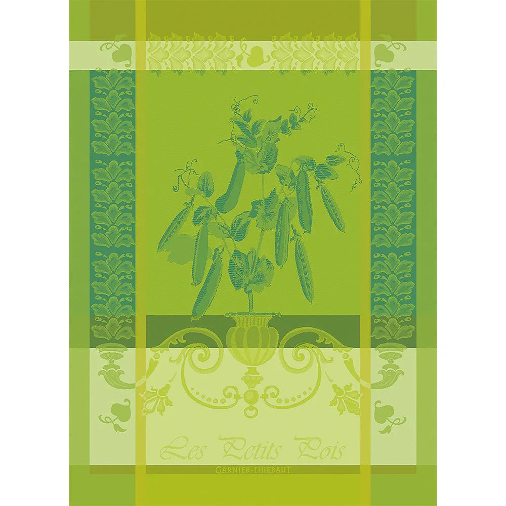 Garnier Thiebaut Petits Pois Chlorophylle Jacquard Kitchen Towel - Marcel’s Culinary Experience