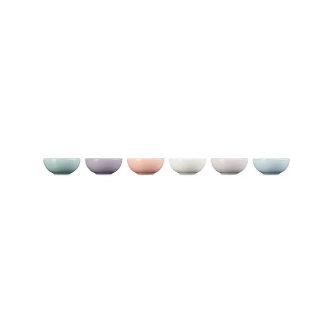 Le Creuset Vancouver Pinch Bowls, Set of 6 - Pastel Multicolor