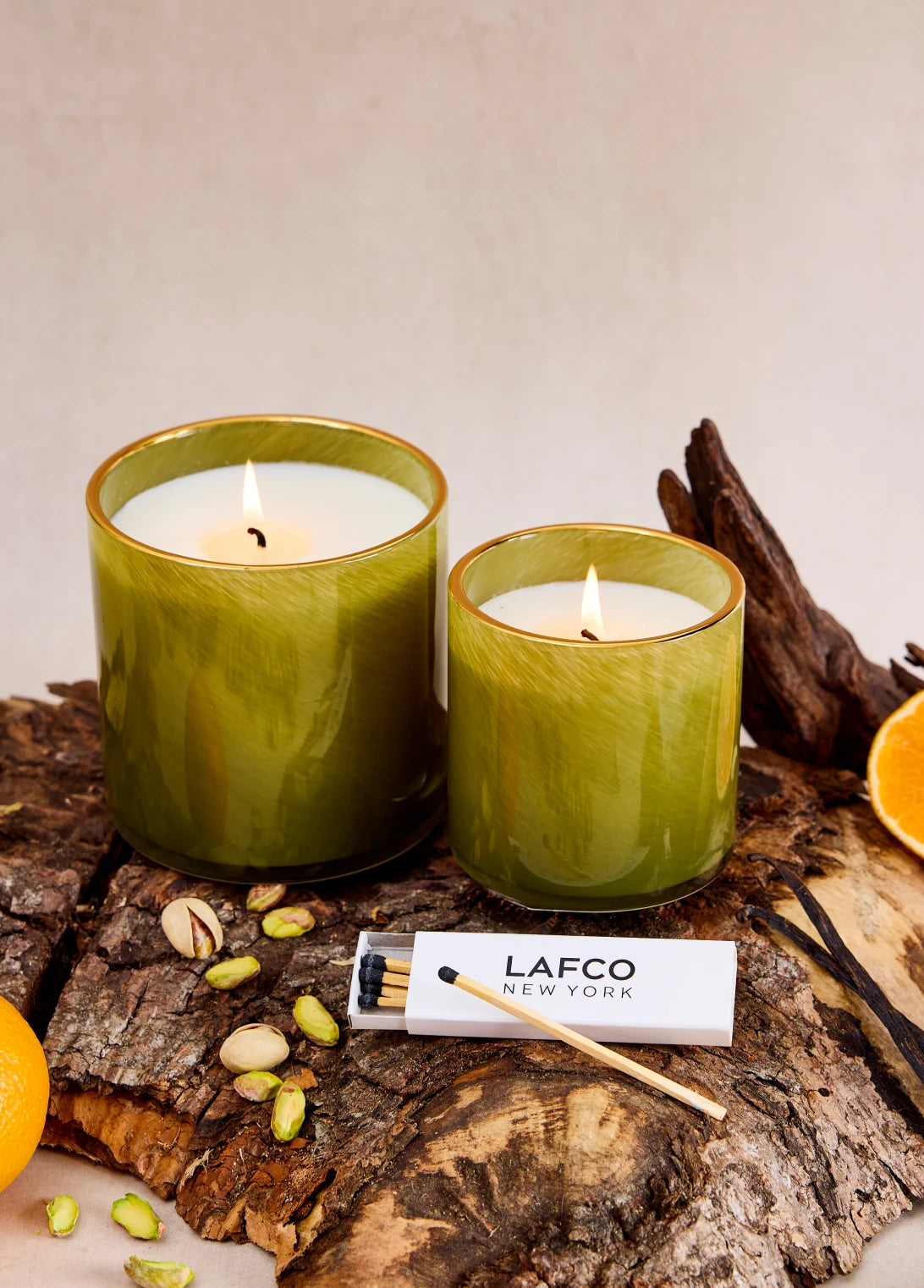 LAFCO Pistachio Oud Classic Candle 6.5oz