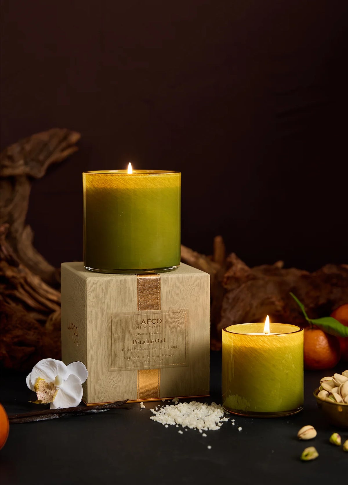 LAFCO Pistachio Oud Classic Candle 6.5oz
