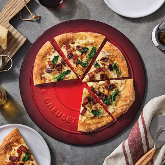 Le Creuset Round Pizza Stone - Cerise - Marcel’s Culinary Experience