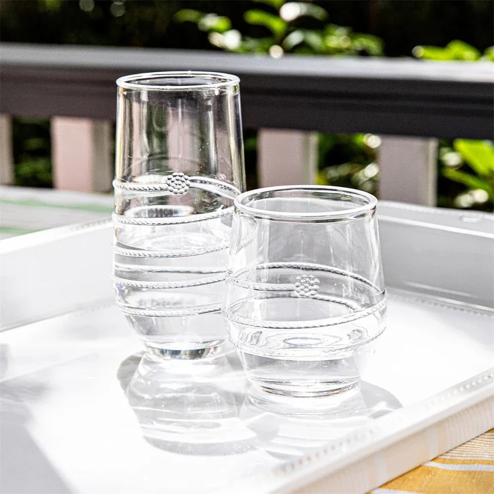Juliska Amalia Clear Acrylic Stemless Tumbler