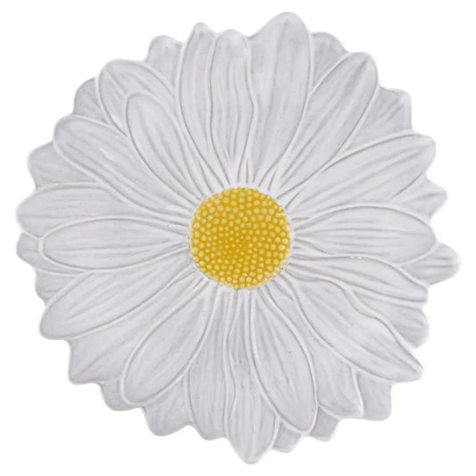 Bordallo Pinheiro Maria Flor Dessert Plate Daisy - Marcel’s Culinary Experience