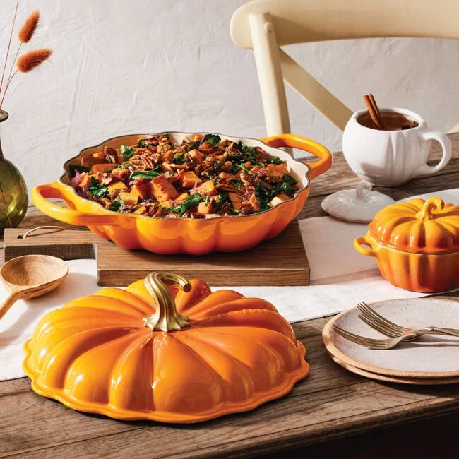 Le Creuset Pumpkin Braiser 2.75 qt - Persimmon | Enameled Cast