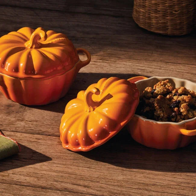 Le Creuset Pumpkin Mini Cocotte Persimmon - 12Oz