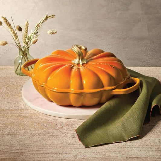 Le Creuset Signature Pumpkin Braiser Persimmon - 2.75 Qt