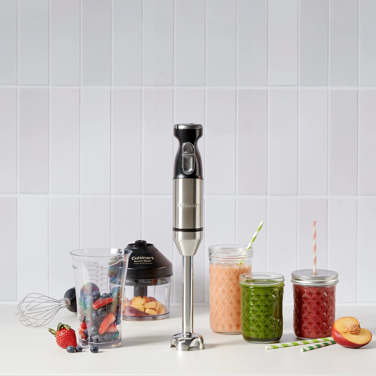 Cuisinart Smart Stick Variable Speed Hand Blender - 300W Immersion Blender with Attachments