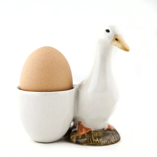 Quail Ceramics Pekin Duck with Egg Cup