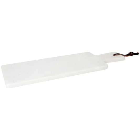 White Marble Serving Paddle - Marcel’s Culinary Experience