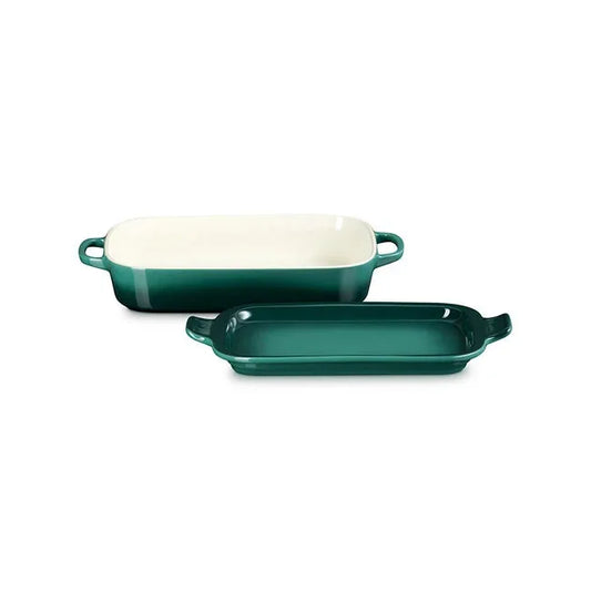 Le Creuset Rectangular Dish with Platter Lid - Artichaut