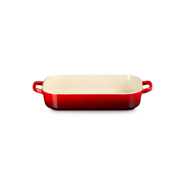 Le Creuset Rectangular Dish with Platter Lid - Cerise