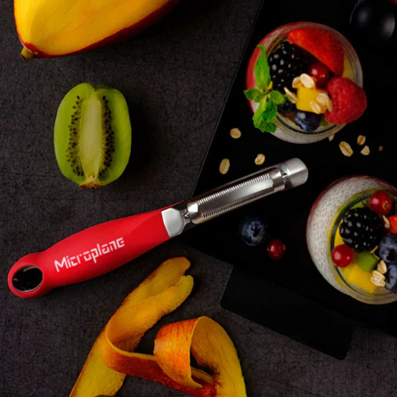 Microplane Professional Serrated Swivel Peeler - Marcel’s Culinary Experience