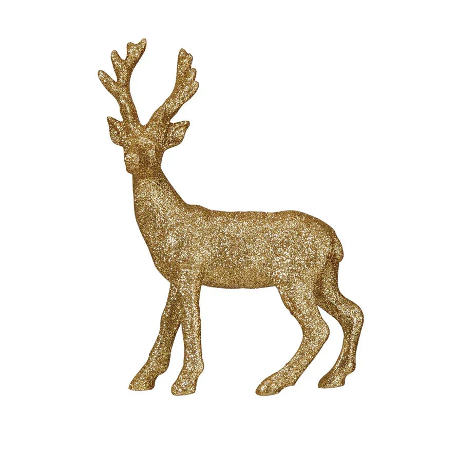 Resin Buck with Glitter, Gold Finish - Marcel’s Culinary Experience