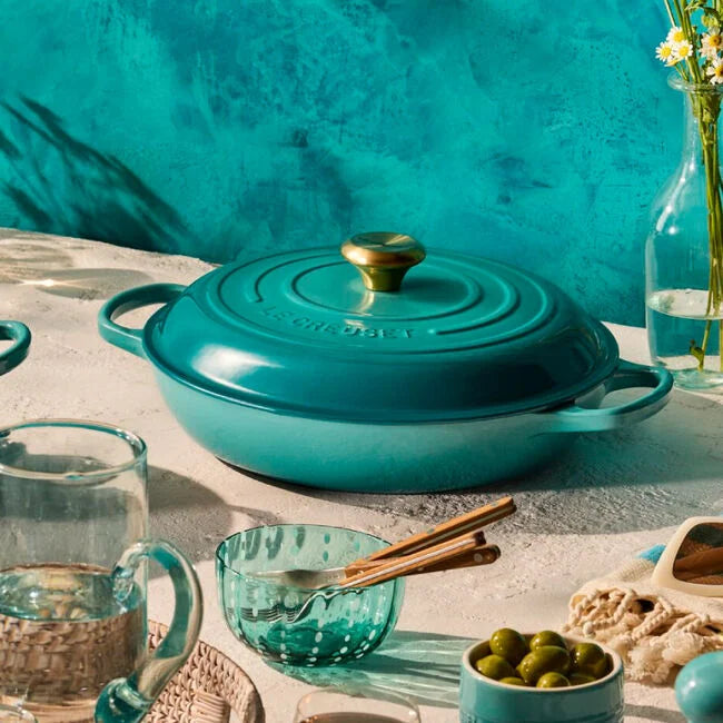 Le Creuset Signature Braiser 3.5 Qt -Riviera