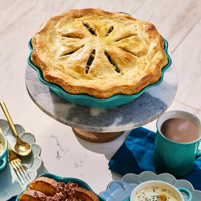 Le Creuset Heritage Fluted Pie Dish 9