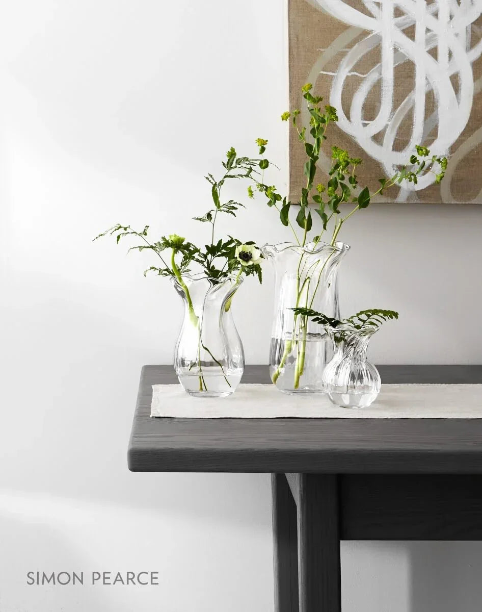 Simon Pearce Chelsea Optic Posy Vase