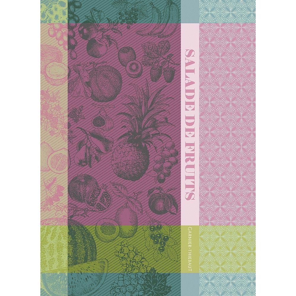 Garnier Thiebaut Salade De Fruits Fuchsia Jacquard Kitchen Towel - Marcel’s Culinary Experience