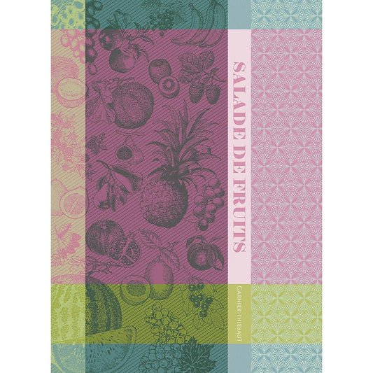 Garnier Thiebaut Salade De Fruits Fuchsia Jacquard Kitchen Towel - Marcel’s Culinary Experience