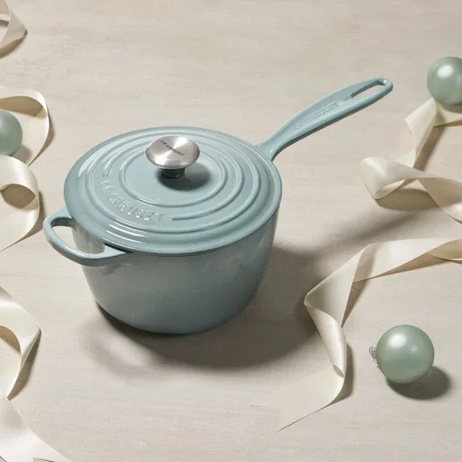 Le Creuset Signature Saucepan Sea Salt 2.25 qt