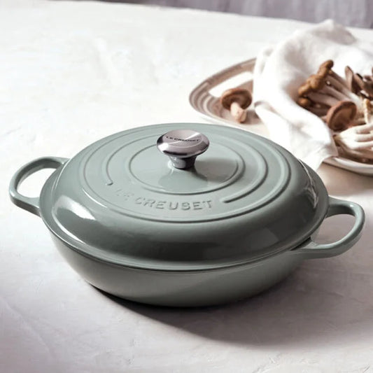 Le Creuset Signature Braiser 3.5 qt - Sea Salt