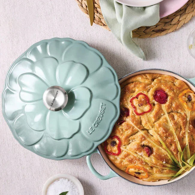 Le Creuset Signature Petal Braiser - Sea Salt - Marcel’s Culinary Experience