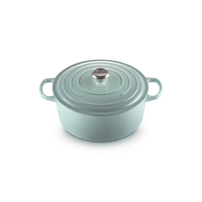 Le Creuset Signature Round Dutch Oven 7.25 qt - Sea Salt