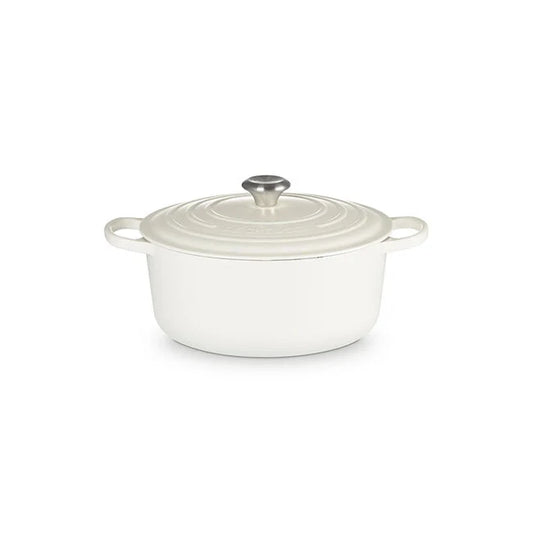 Le Creuset Signature Round Dutch Oven White 7.25 qt