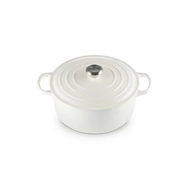 Le Creuset Signature Round Dutch Oven White 7.25 qt