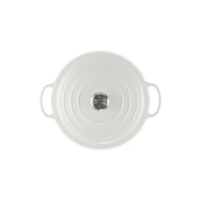 Le Creuset Signature Round Dutch Oven White 7.25 qt