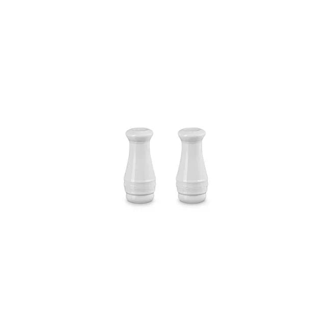 Le Creuset Salt & Pepper Shakers 2-Piece Set White