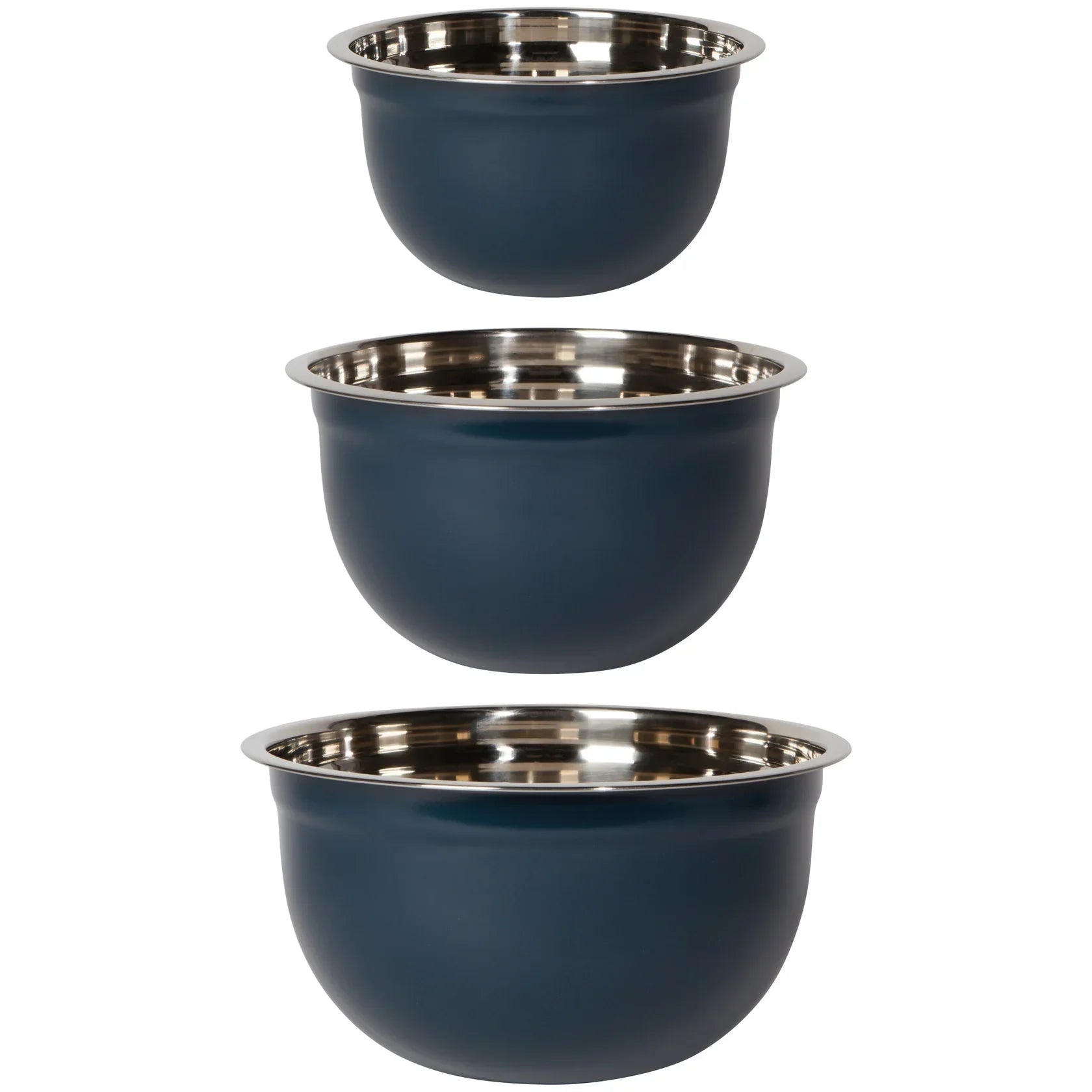 Matte Steel Ink Mixing Bowls Set of 3 - Marcel’s Culinary Experience
