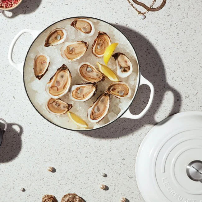 Le Creuset Signature Braiser 3.5 qt - White