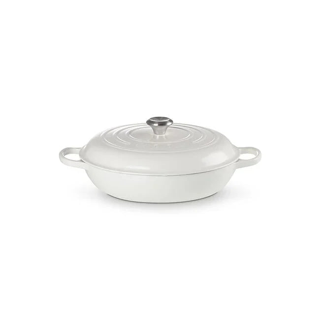 Le Creuset Signature Braiser White 5 qt