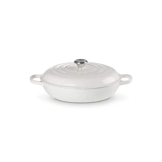 Le Creuset Signature Braiser White 5 qt
